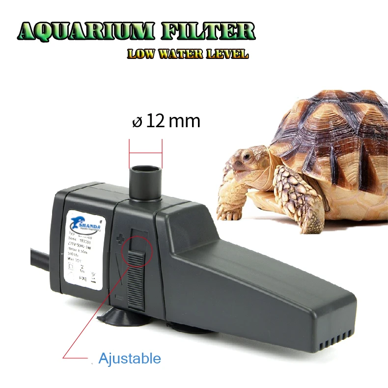 

Aquarium Nano Filter for turtle/frog reptile Aquarium Fish Tank Filter Accessories Mini water cleaner Oil Filter pump