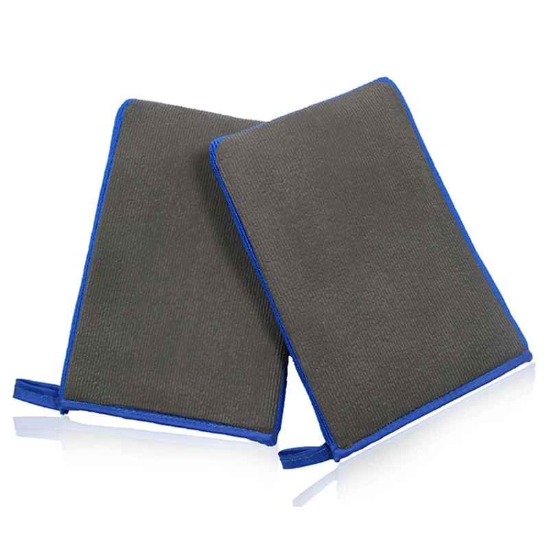 Автомойка Волшебная глина бар рукавица Автомобильная глиняная ткань авто Уход чистящее полотенце микрофибра Губка Прокладка глиняная ткань