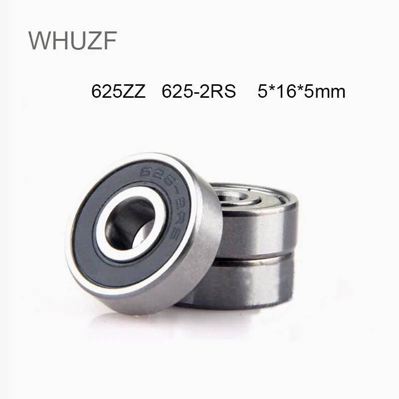 

WHUZF 625RS 624ZZ Bearing ABEC-1 ( 5/10 PCS ) 5*16*5 mm Miniature Sealed 625 2Z Ball Bearings 625RS For VORON Mobius 3D Printer