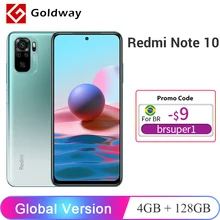 Global Version Xiaomi Redmi Note 10 4GB 128GB Smartphone Snapdragon 678 6.43" AMOLED Screen 48MP Quad Cameras 33W Charging