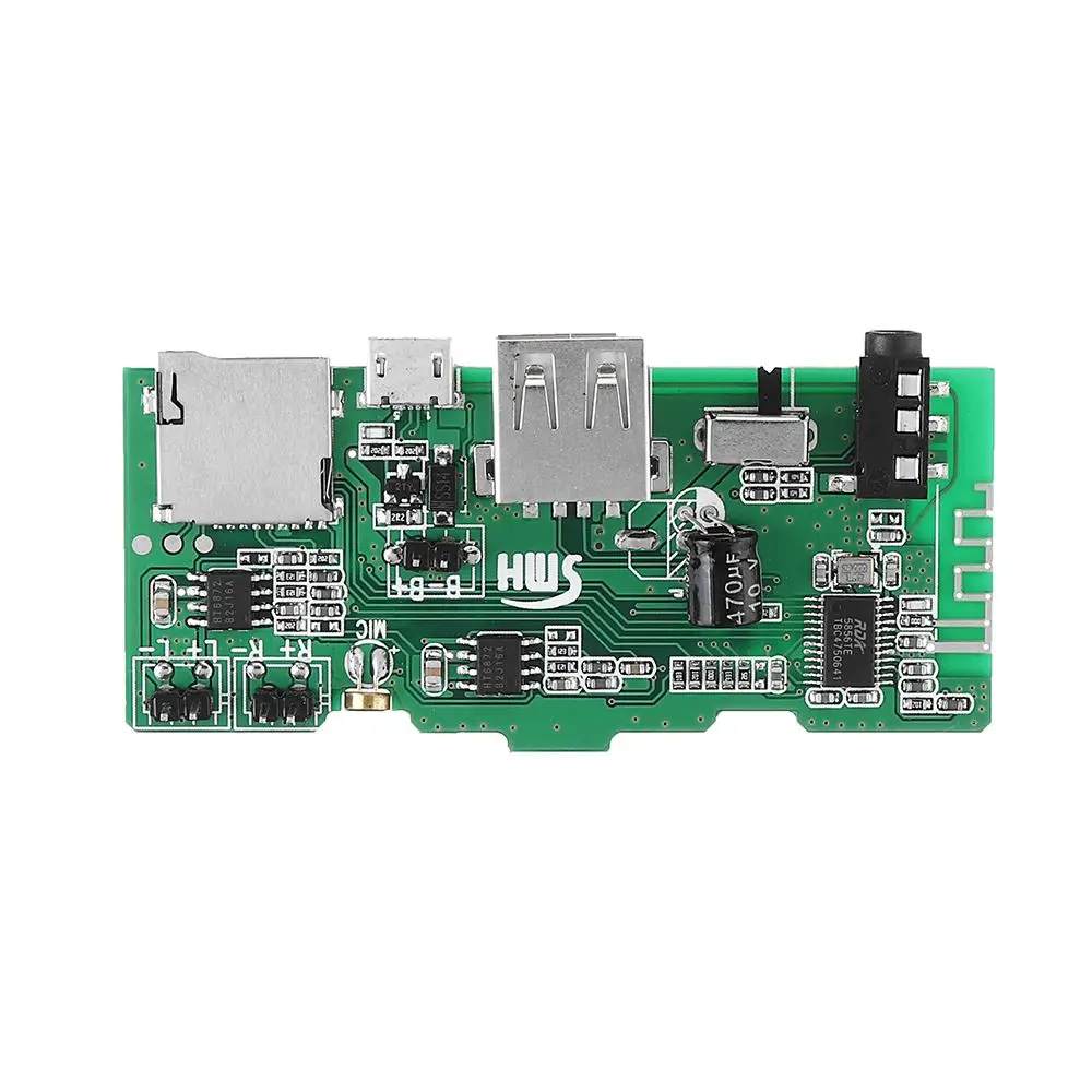 LEORY 2*3 Вт беспроводной bluetooth модуль аудиоресивера MP3 декодер плата u-диск AUX FM TF карта MP3 плеер модуль DAC