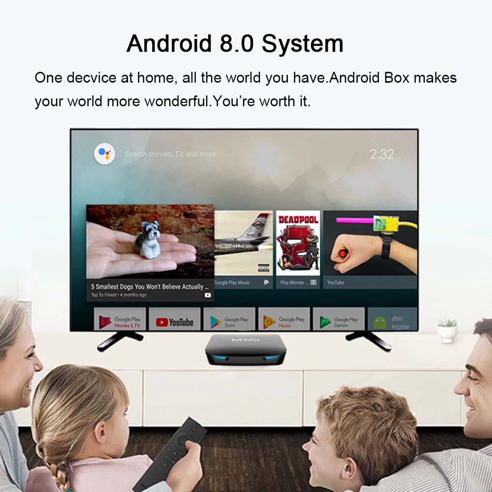 MXQ G12 Смарт ТВ приставка Android 8,1 100/1000M Bluetooth 4,2 беспроводной 2T2R HDMI 2,1 KODI18.0 Youtube телеприставка