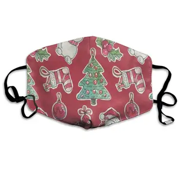 

Face Mask Christmas Pattern Hot Cycling Half Face Earloop Ski Mask For Boys