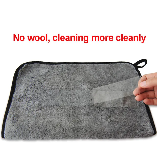 Hot Sale Microfiber Auto Wash Towel Car Cleaning Drying Cloth Hemming Car Care Cloth Detailing Car
