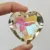Кристалл Suncatcher Сердце Кулон Люстра Призмы Радуга Производитель Висит Капли DIY Орнамент Главная Свадьба Окно Декор Ремесло