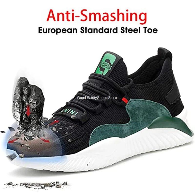 Dropshipping Mannen Vrouwen Werkschoenen Neus Veiligheid Laarzen Europese Standaard Anti Smash Anti Lek Sport veiligheid Schoenen|Werk en veiligheidslaarzen| - AliExpress