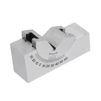 

Adjustable Angle Gauge V-block Angle Grinder KP25 0-60 Degree Precision Angle Plate Block for Measuring Tools