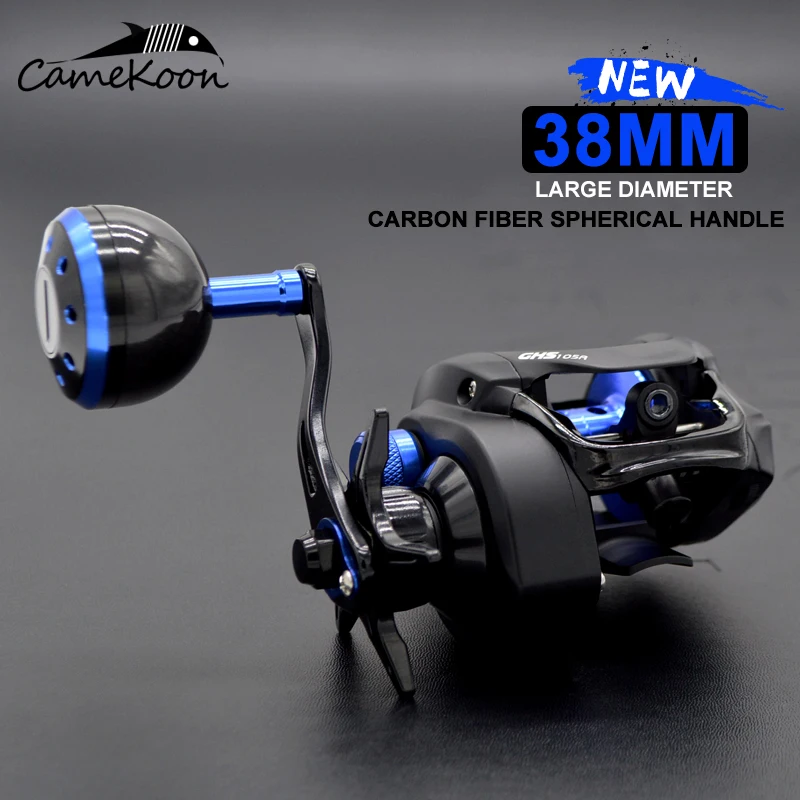 CAMEKOON 6 Colors Baitcaster Reel 7.3:1 Magnetic Brake Baitcasting Fishing  Coil 9KG Drag Power 8+1 BBs Low Profile Casting Reel