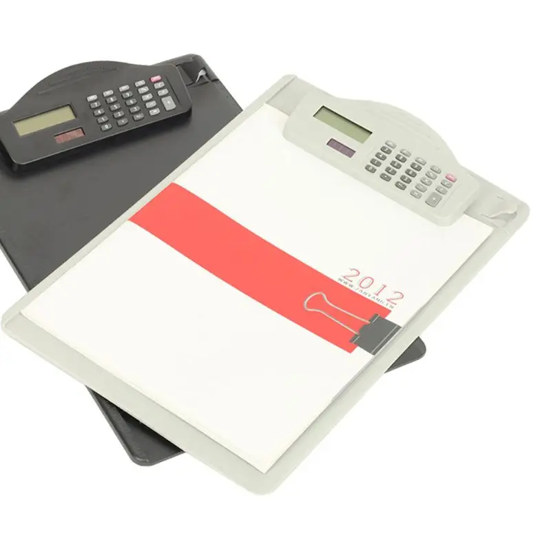 Пластиковый А4 буфер обмена с калькулятором блокнот для письма папка для документов держатель