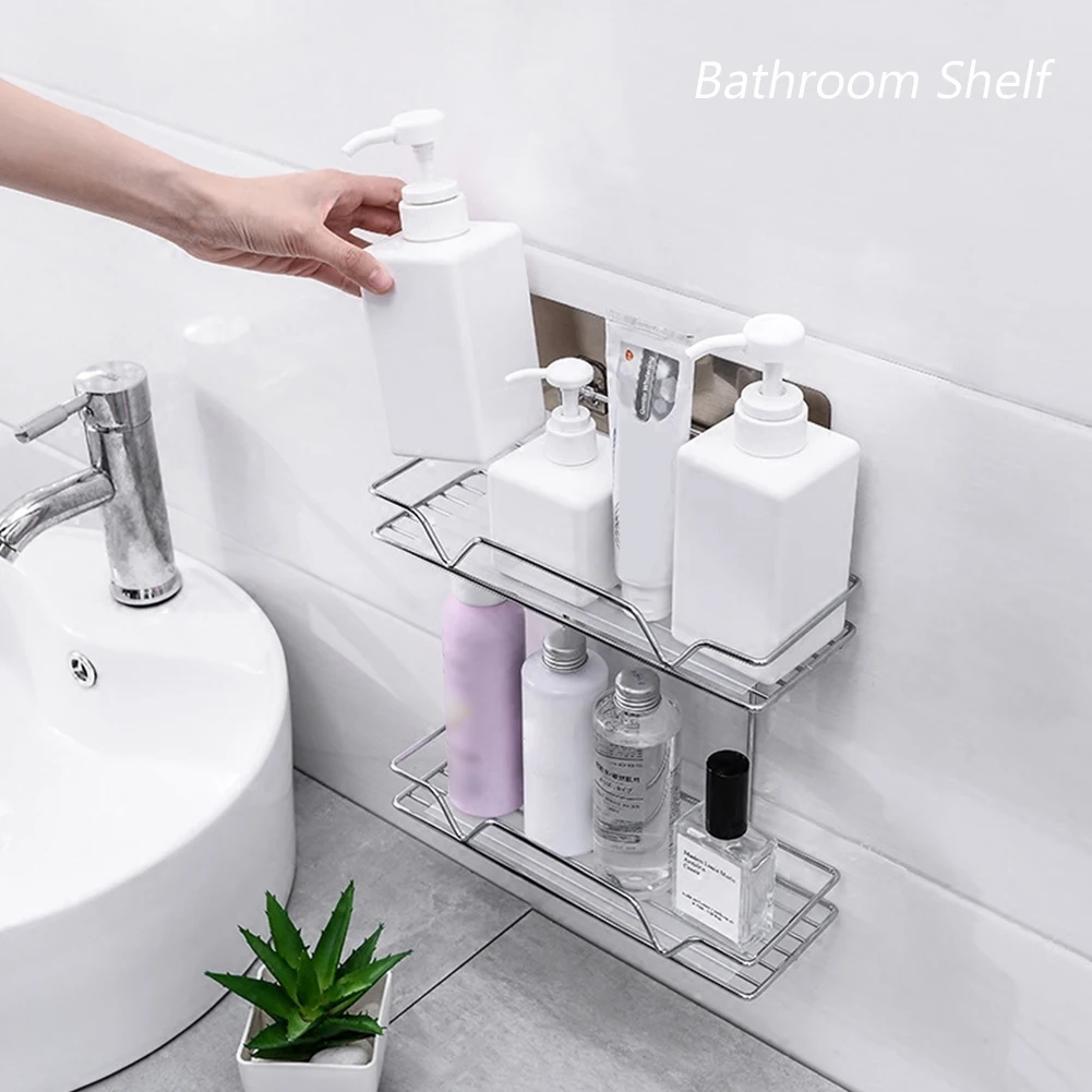Shower Organizer Accessories Holder With Suction Cup Cosmetic Bathroom Shelf Soap Corner Wall Mounted Home Shampoo Storage Rack
