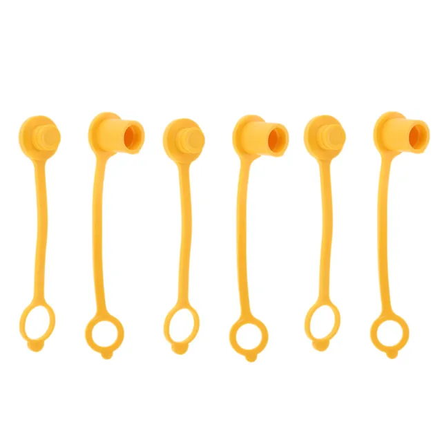 6Db Lágy Gumi Propán/Természetes Lp Gáz 3/8 "Gyors Leválasztás Csatlakoztassa A Porsapkát Grillhez - Image 2