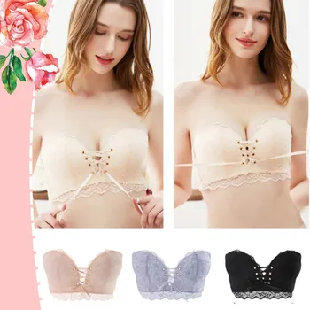

Sexy Strapless Bras For Women Seamless Lingerie Invisible Bra Push Up Brassiere Backless Bralette Underwear for Wedding Dress