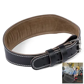 

Leather Weightlifting Belt Gym Fitness Crossifit Dumbbell Barbell Powerlifting Back Support Power Training Belt