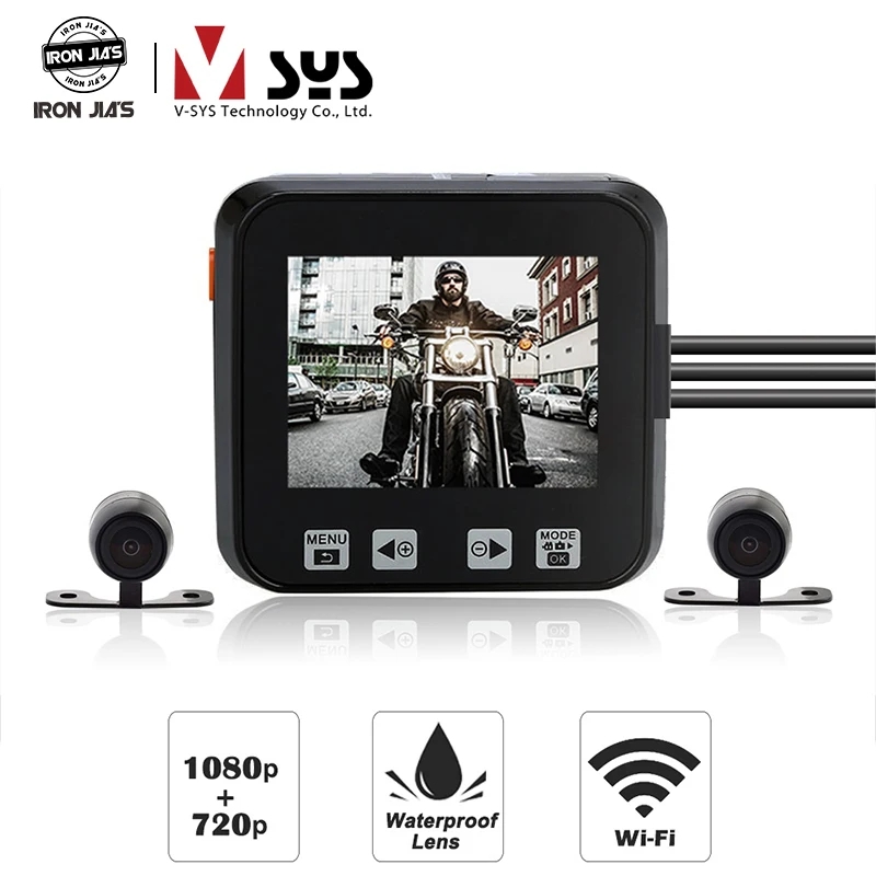 SYS VSYS M6L WiFi двойная мотоциклетная камера видеорегистратор для мотоцикла