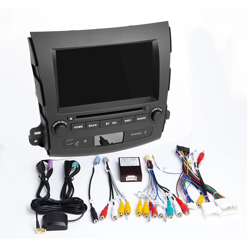DSP чип ips Android 10 в тире автомобильный стерео dvd-плеер gps для Mitsubishi Outlander 2007-2012 peugeot 4007/Citroen C-Cross радио