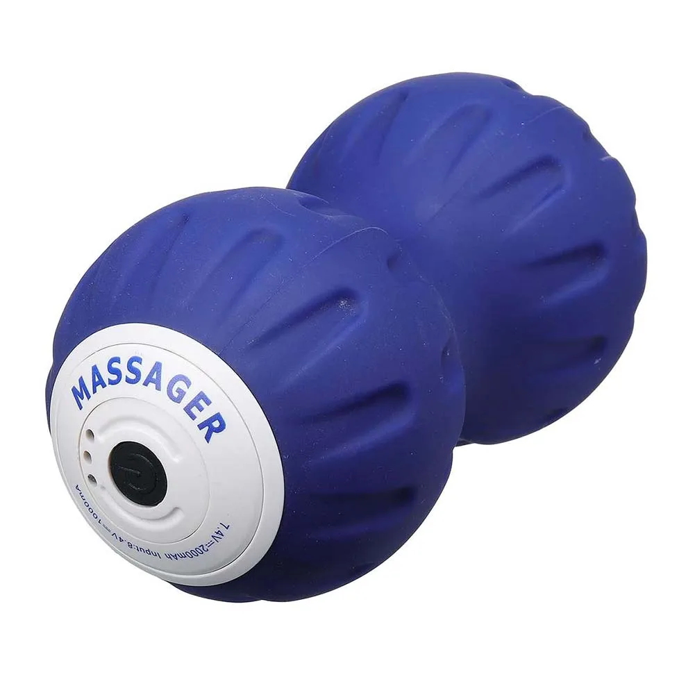 Electric Massage Ball Vibration Yoga Peanut Ball Fitness Training Solid Fascia Ball Foot Massage Muscle Relaxer Accessories