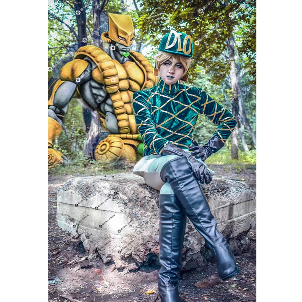 Костюм для косплея аниме JOJO 7 невероятное приключение стальный шар бег Diego Brando Dio
