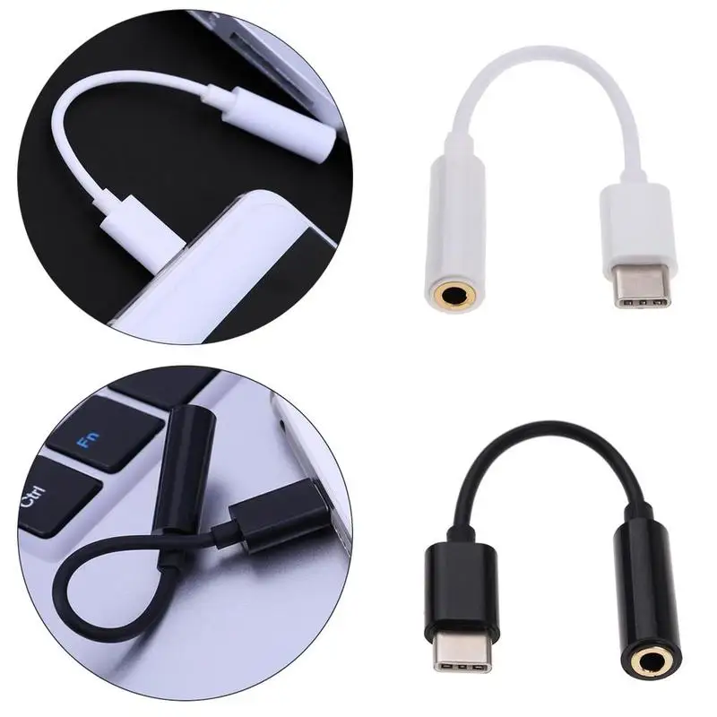 

Mobile Phone Headset Audio Cable Adapter Type-C to 3.5mm