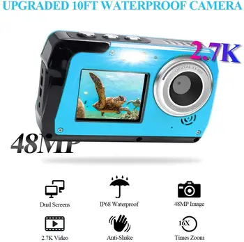 2.7K 48MP Waterproof Dual Screen TFT Displays Video Recorder Digital Camera with FlashLight 1