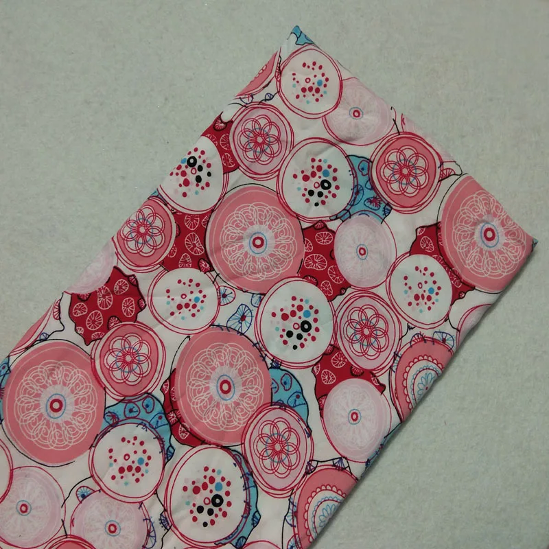 1 Meter Colorful Flower Coin Rayon Fabric Floral Patchwork Soft Smooth For Shirt Baby Cloth Dress pajamas Home Decoration | Дом и сад