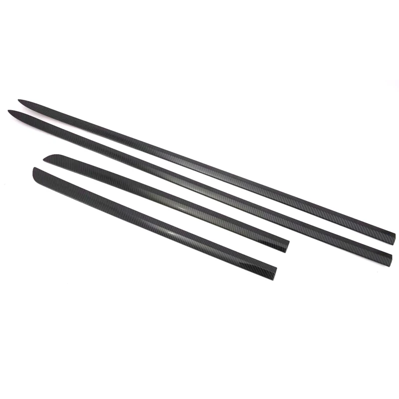 Fit for Tesla Model 3 Car Styling ABS Car Body Door Moulding Decor Cover Trim 4pcs Auto Accessories