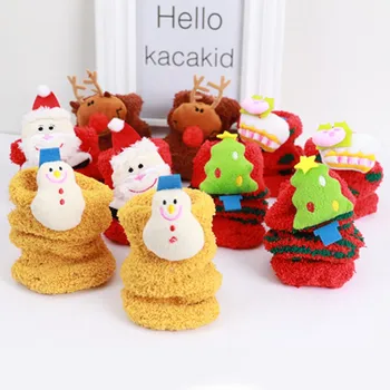 

Baby Kids Socks Cartoon Christmas Holiday Toddler Children's Socks