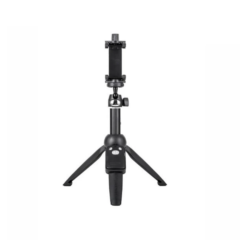 Синий YUNTENG 9928 Foldable Selfie Stick Wireless Bluetooth Remote Extendable Selfie Stick Monopod Tripod Phone Stand Holder Mount - Цвет: Синий