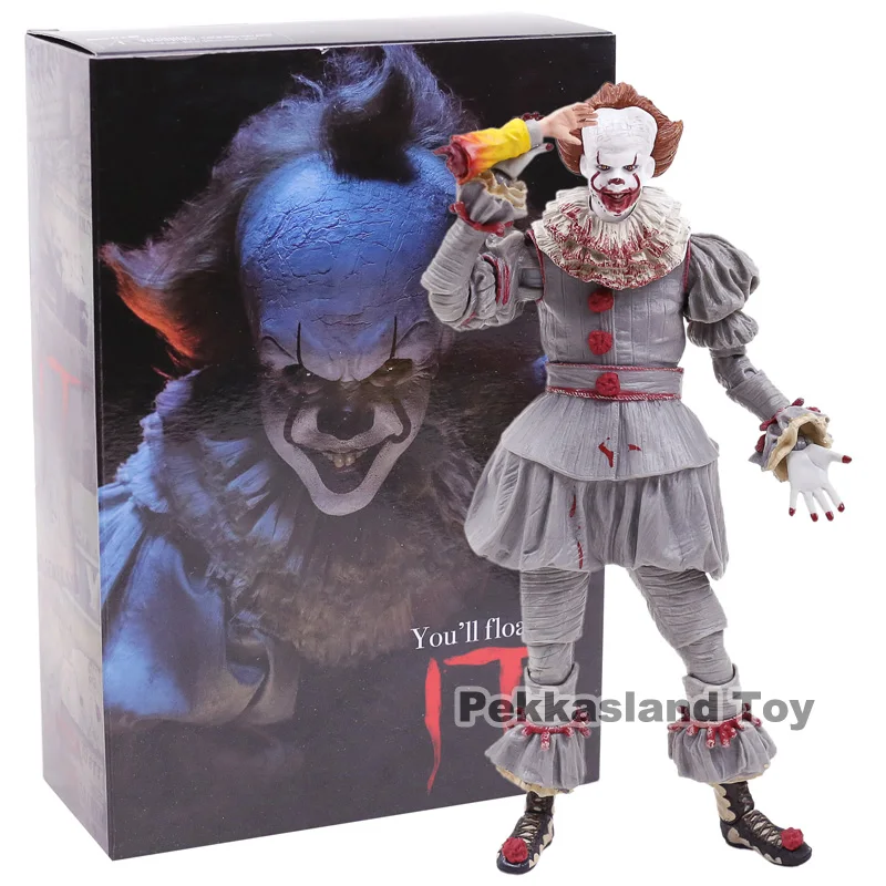 B box NECA Stephen King's It Pennywise ПВХ фигурка Коллекционная модель игрушки - Цвет: B box