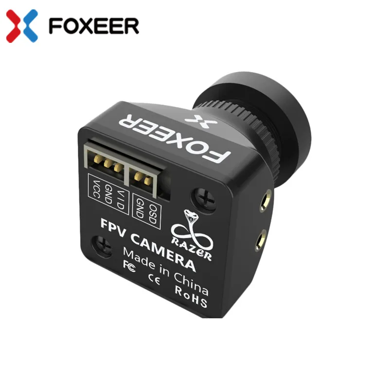 Foxeer Mini 1/3 CMOS HD 5MP 2,1 мм M12 объектив 1200TVL 4:3/16:9 NTSC/PAL переключаемая FPV камера для радиоуправляемого дрона мультиротор запчасти