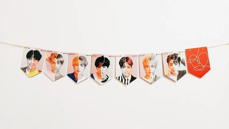 13 Kpop bangtan boys висящий флаг HD фото карта душа persona альбом bangtan boys show bill висящий флаг линия bangtan boys, K-POP - Color: 13