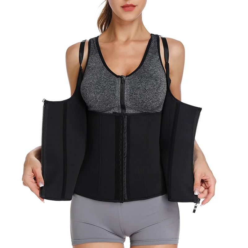 Neoprene Waist Trainer Corset Slimming Vest Sweat Sauna Suit Tank Top Curves Body Shaper for Weight Loss Shapewear spanx shapewear