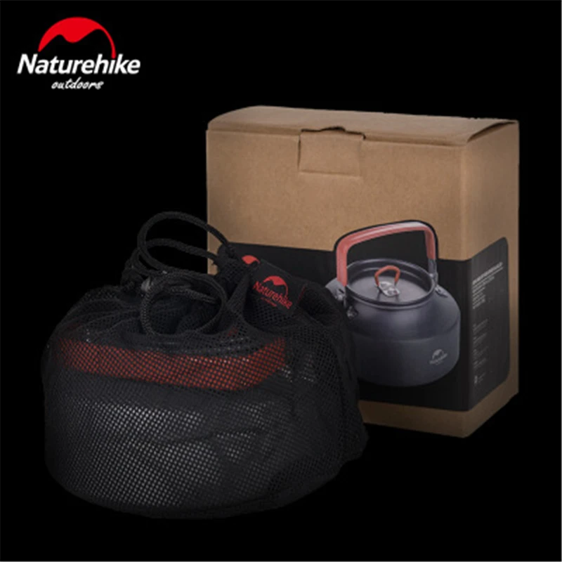 Naturehike 1100 мл 1600 мини уличная посуда для кемпинга портативный чайник воды пикника