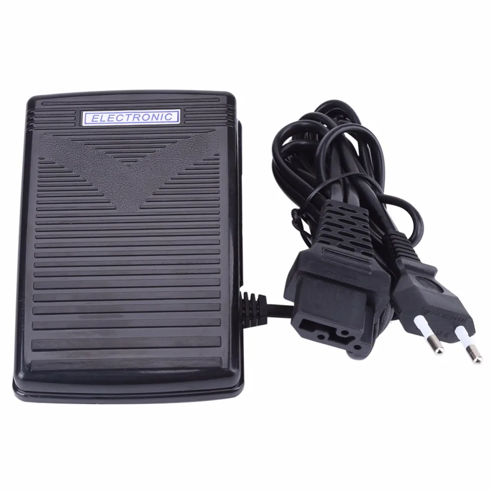 200-240V Foot Control Pedal Home Sewing Machine Foot Control Pedal With Power Cord Sewing Machine Part Sewing Tools EU Plug