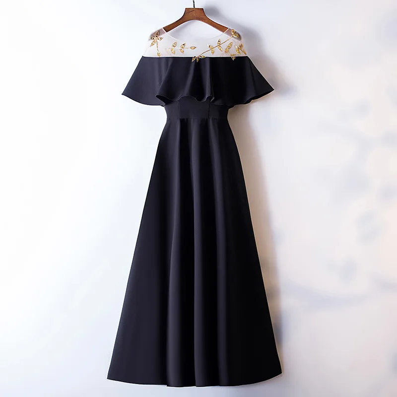 

Birthday Banquet Evening Gown 2019 Autumn And Winter New Style Long Slimming Debutante Party Dignified Glorious Annual General M