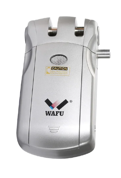 Silver 2 remote WAFU 019C домашний отпечаток пальца пароль умный замок электронный пульт дистанционного управления замок для установки в помещении без замочной скважины Противоугонная - Цвет: Silver 2 remote