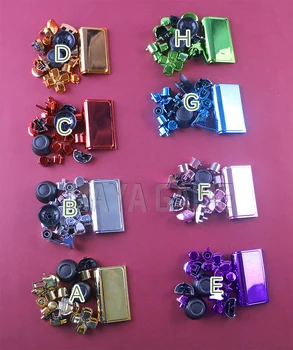 

OCGAME 5set/lot chrome Full Butons For PlayStation 4 PS4 Pro Controller CUH-ZCT2 JDM-040 JDS 040 R2 L2 R1 L1 Trigger Button