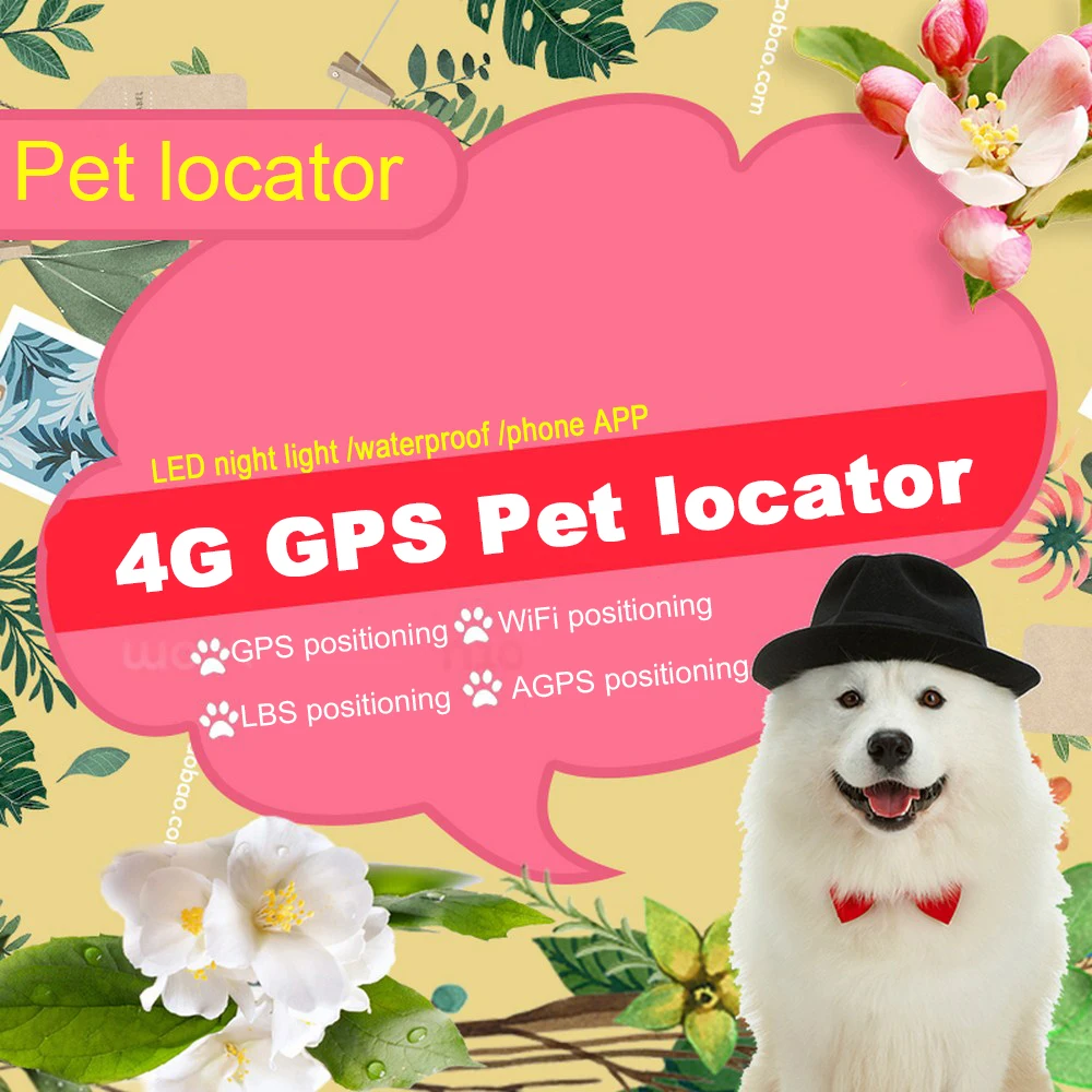 remote panic button 4G GPS Personal Tracker Mini GPS Pets Tracker 4G LTE 3G WCDMA 2G GSM Best Dog Gps Tracker With Free APP Waterproof RF-V43 voice alarm sounder