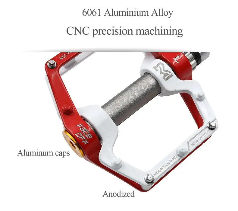 1 пара велосипедных подшипников сверхлегкие Педали CNC Алюминиевый сплав большой ступни протектора горный велосипед шоссейные велосипедные аксессуары