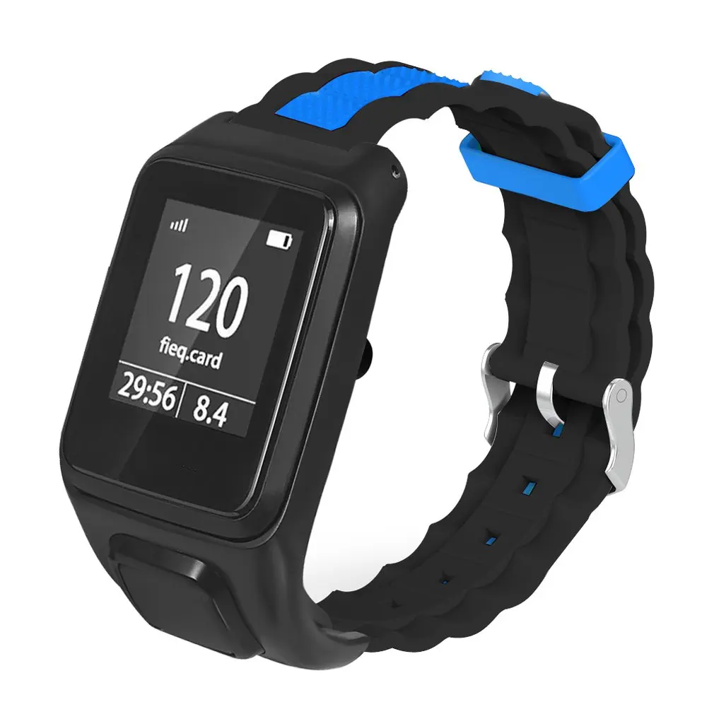 Для Tomtom Runner3 для Tomtom Adventurer три бусины волна Двухцветный силиконовый ремешок Профессиональный Гладкий минималистичный дизайн