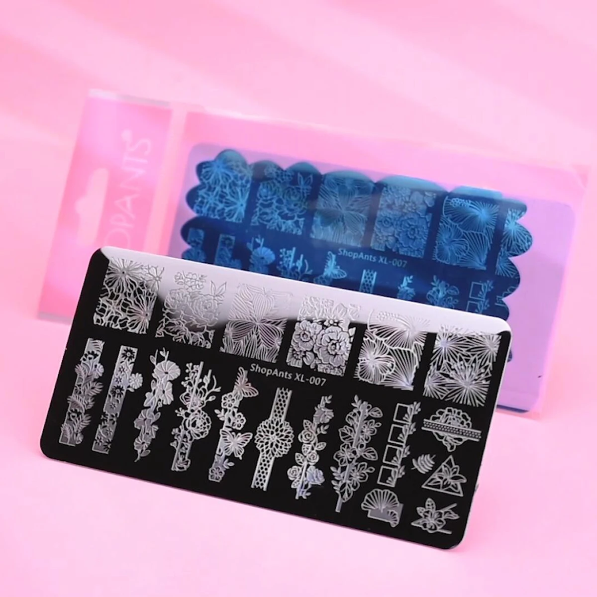 BEAUTYBIGBANG 6*12 см Геометрические линии волнистые изображения прямоугольные тарелки из нержавеющей стали для ногтей печатные трафареты для дизайна ногтей