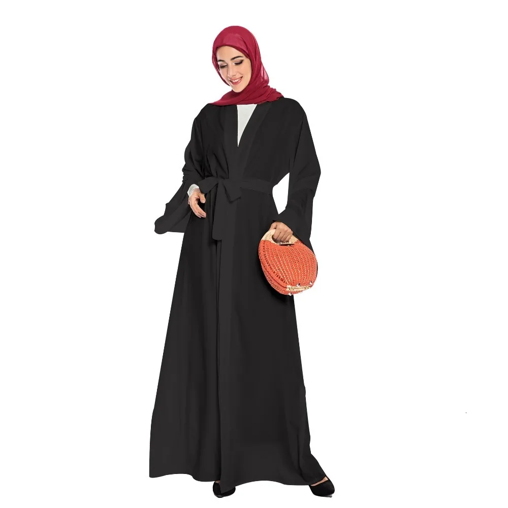 Элегантное мусульманское открытое Макси платье абайя кардиган кимоно для вечеринок длинный халат платья Jubah Ближний Восток ИД Рамадан Арабский исламский торговля