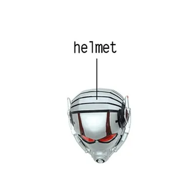 helmet ManLuYunXiao человек-муравей и ОСА косплей костюм супергерой Человек-муравей Косплей Костюм мужской комбинезон на заказ - Цвет: helmet