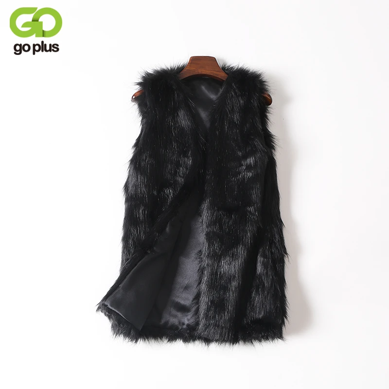 Faux fur duster vest Clearance