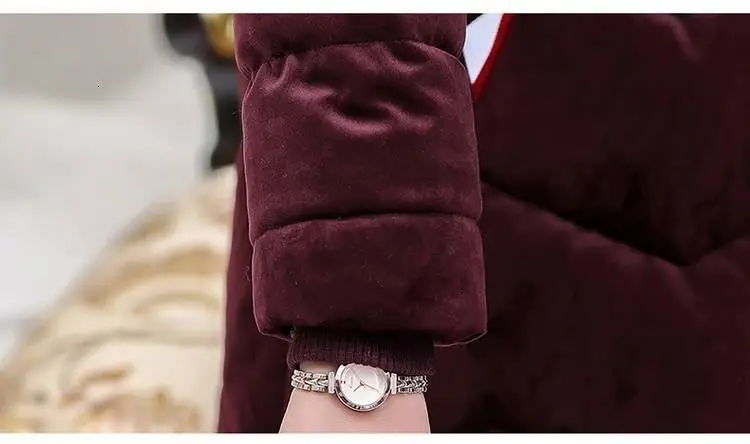 Большие размеры, 5XL, новинка, зимняя женская пуховая хлопковая куртка, пальто с хлопковой подкладкой для мамы, стеганая парка, Abrigos Mujer Invierno Z05