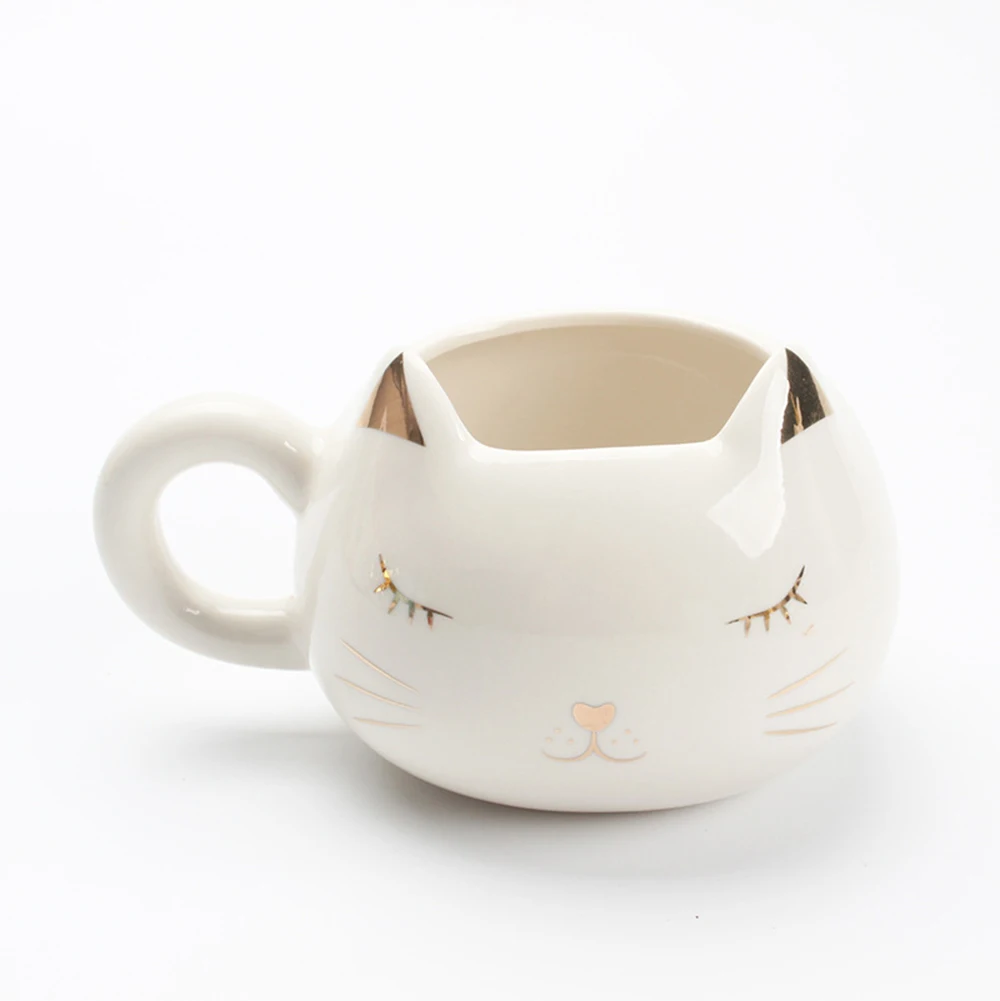 Ceramic Tea Set Cat Coffee Mug Cup Animal Milk Creative Coffee Porcelain Tea Cup 