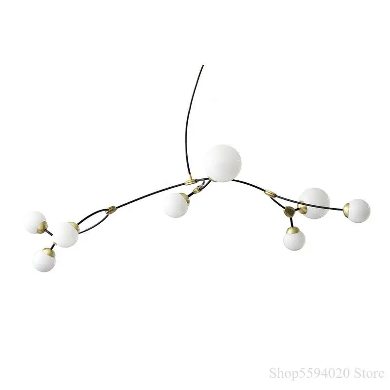 Скандинавская люстра Magic Bean роскошная для гостиной столовой спальни комнатное