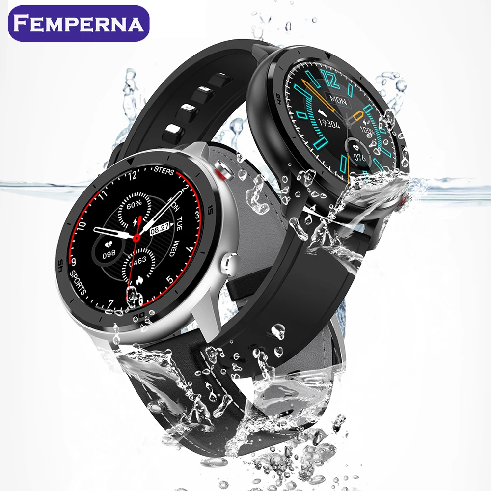 

Femperna Smart Watch for Men Woman Heart Rate Monitor Blood Pressure Watch Bluetooth 4.0 IOS Android Sports Watch