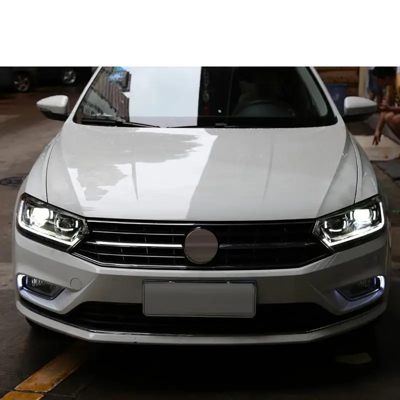 Luces Para автомобильные аксессуары светодиодные автомобильные запчасти Drl лампа в сборе Cob автомобильное освещение фары Задние фары 16 для Volkswagen Bora