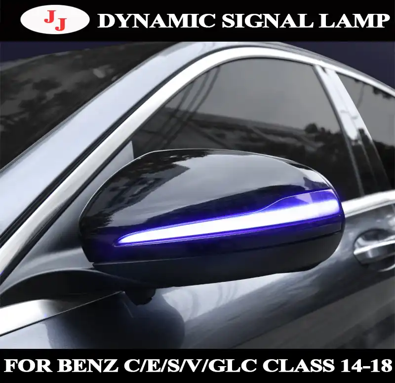 Blau Led Dynamische Blinker Lampe Fur Mercedes Benz C Klasse W205 E W213 S W222 W217 V W447 Blinker Seite Spiegel Anzeige Licht Signal Lamp Aliexpress