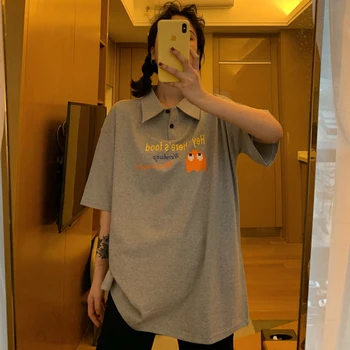 

New Arrival Women Polo Shirt High Quality Cotton Women's Sweatshirt Summer lapel Short Sleeve Shirt Tops